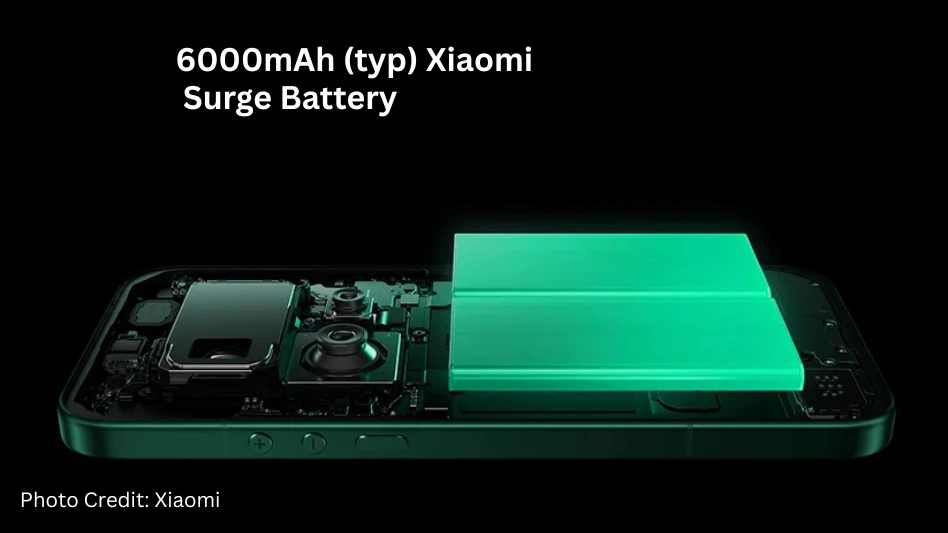 Xiaomi 17 Ultra Battery 6000mAh