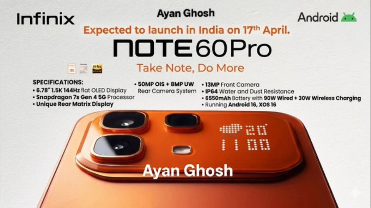 Infinix Note 60 Pro launch date India