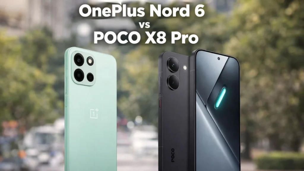nord 6 vs poco x8 pro price, snapdragon 8s gen 4 phone,oneplus nord 6 vs poco x8 pro