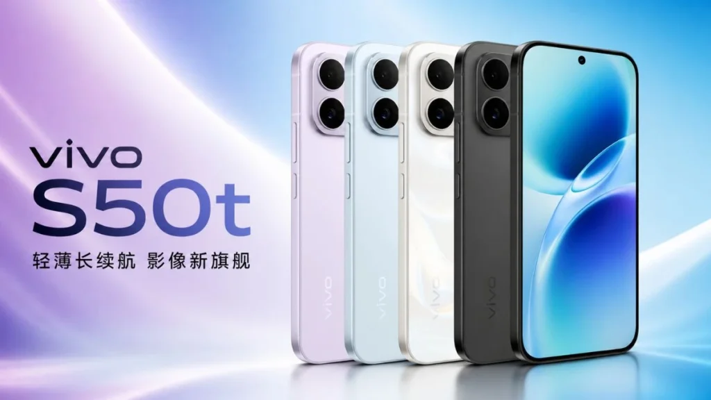 vivo S50t, vivo S50t 5G launch, vivo new phone 2026, 6500mAh battery phone, 50MP camera phone, vivo flagship phone,