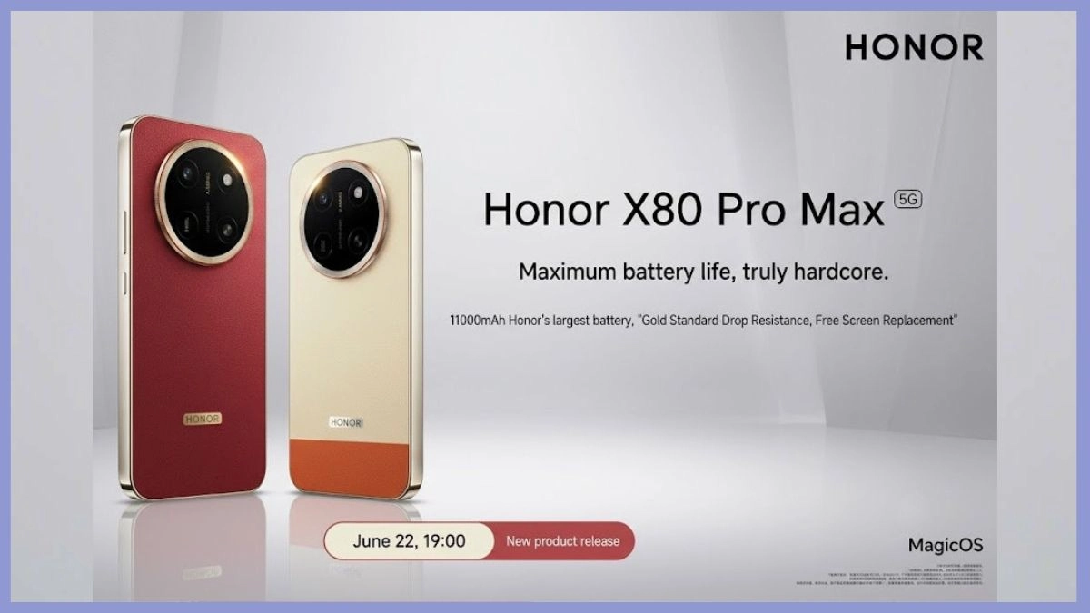 Honor X80 Pro Max, Honor X80 Pro Max Launch, Honor Smartphone, 11000mAh Battery Phone, Snapdragon 6 Gen 5, Android 16, MagicOS 10, Tech News Hindi, Smartphone News, Honor X80 Series