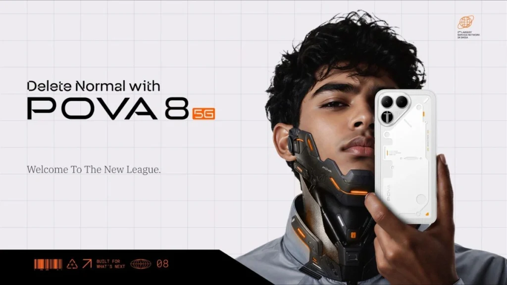 Tecno Pova 8 5G, Tecno Pova 8 5G Price in India, Tecno Pova 8 5G First Sale, Tecno Pova 8 5G Specifications, Tecno Pova 8 5G Battery, Tecno Pova 8 5G Camera, Tecno Pova 8 5G Flipkart Sale, Tecno Pova 8 5G Discount, 8000mAh Battery Phone, 144Hz Display Phone, MediaTek Dimensity 7100